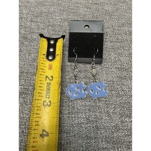 University Of North Carolina Dangle Earrings Womens Beads Light Blue